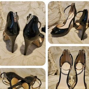 Marc Fisher Black Patent Leather Heels 4" ~Size 9M